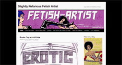 Desktop Screenshot of fetish-artist.com