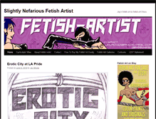 Tablet Screenshot of fetish-artist.com